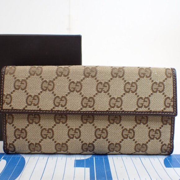 Gucci Abbey GG Canvas Continental Wallet - Picture 1 of 5